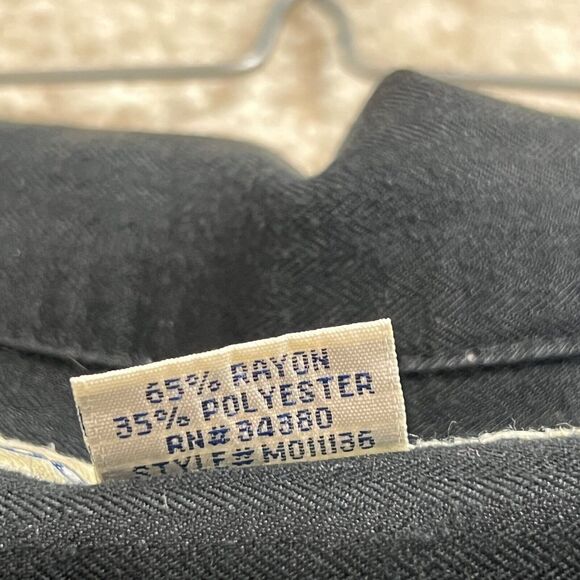 Hook & Tackle men‎ Large Black Embroidery Short Sleeve Button Down Fishing Shirt - Picture 7 of 11